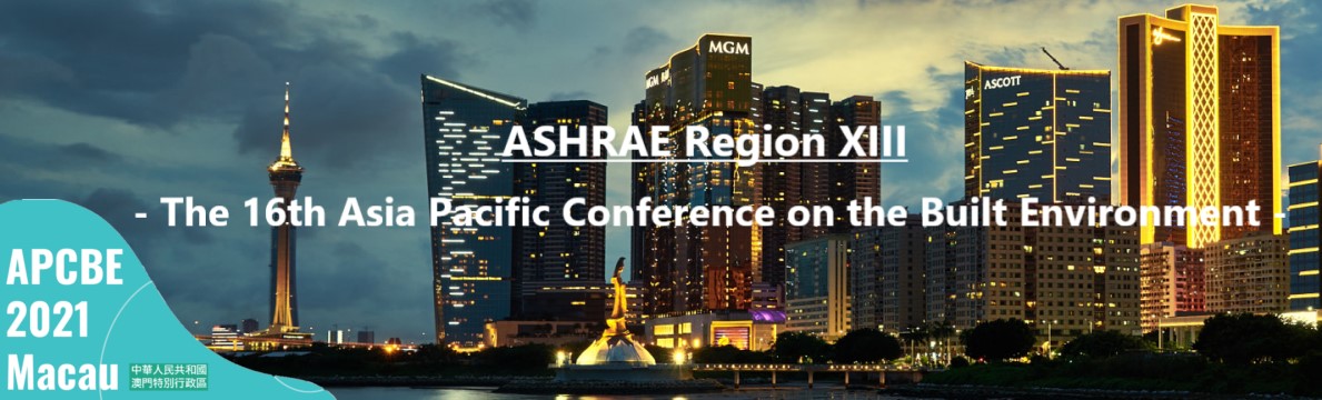 ASHRAE Region XIII – The 16th Asia Pacific Conference on the Built Environment