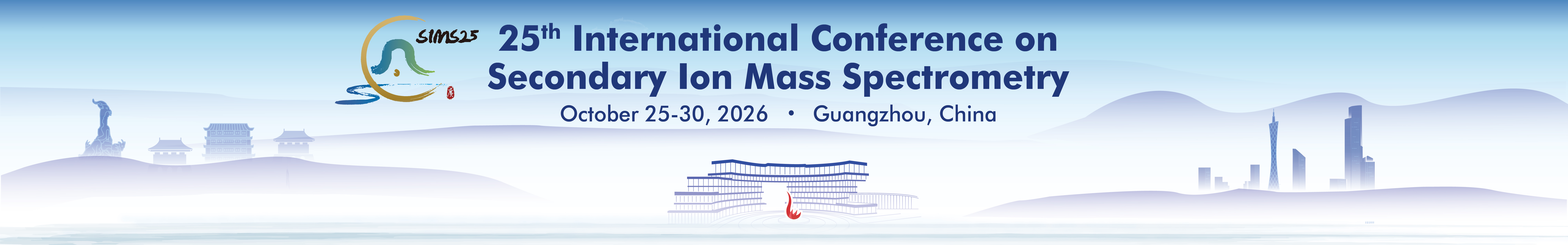 The 25th International Conference on Secondary Ion Mass Spectrometry (SIMS-25)