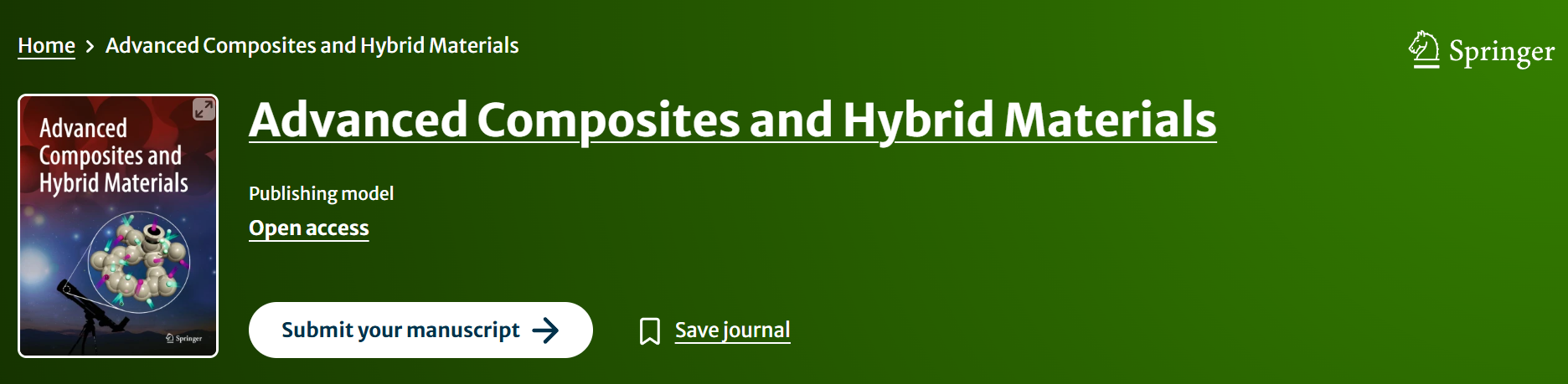 Advanced Composites and Hybrid Materials journal