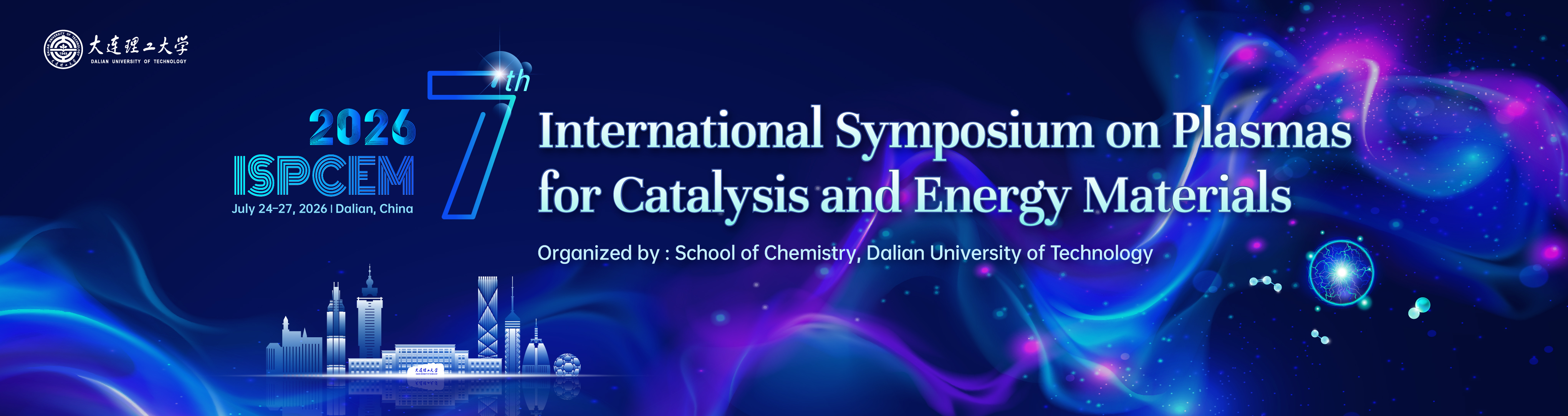 The 7th International Symposium on Plasmas for Catalysis and Energy Materials