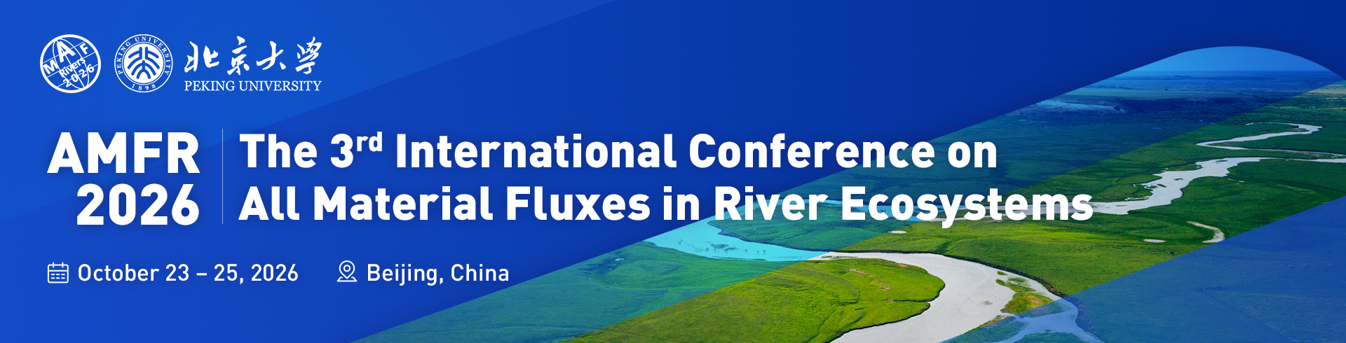 AMFR 2026 Third International Conference on All Material Fluxes in River Ecosystems