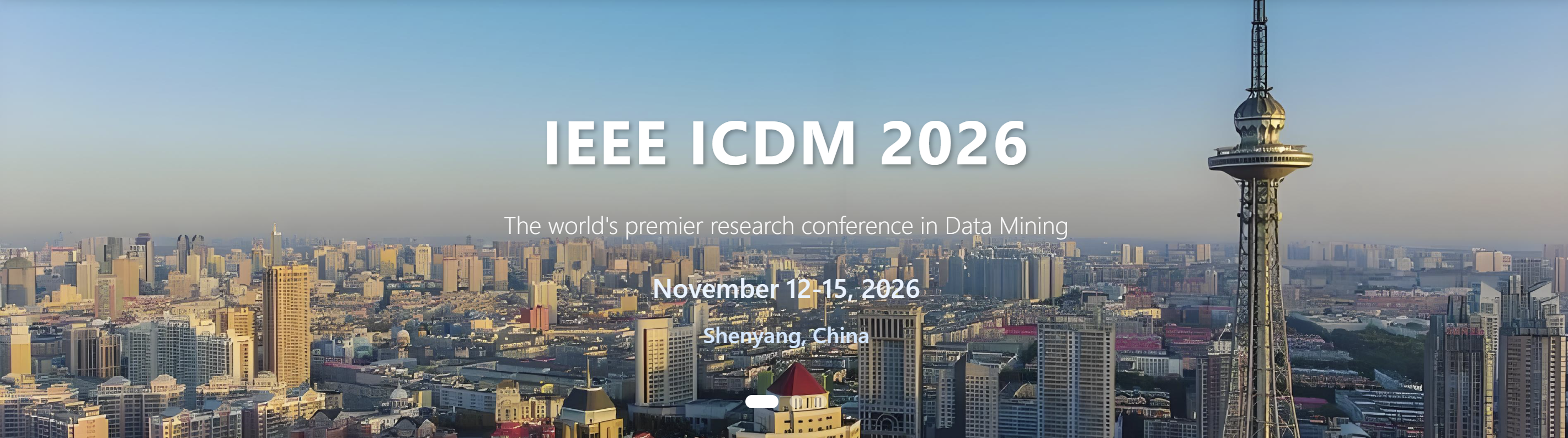 2026 IEEE International Conference on Data Mining (ICDM 2026)