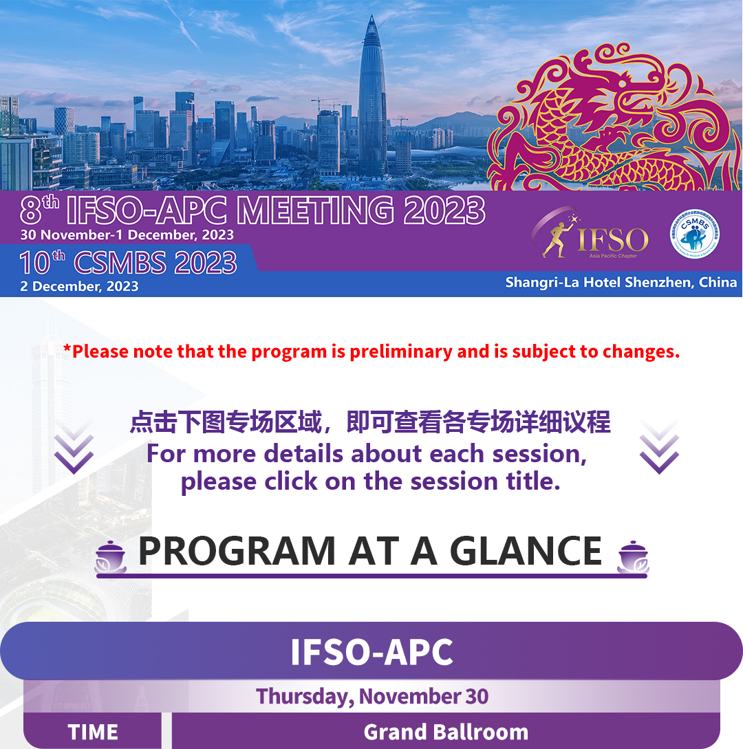 8th IFSO APC Meeting 2023 10th CSMBS 2023