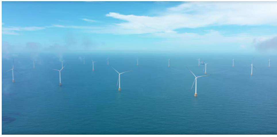 福建漳浦六鼇海上風電場二期項目。受訪者供圖